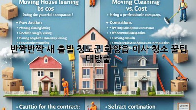 ✨ 반짝반짝 새 출발! 청도군 화양읍 이사 청소 꿀팁 대방출 🏡✨